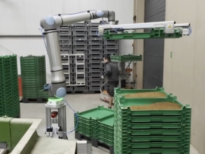 EMPILEMENT DE BACS avec Gestion du poids de remplissage